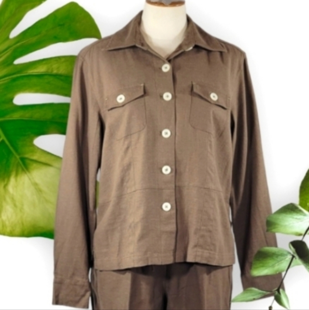 Vintage Erika Linen Blend Jacket
